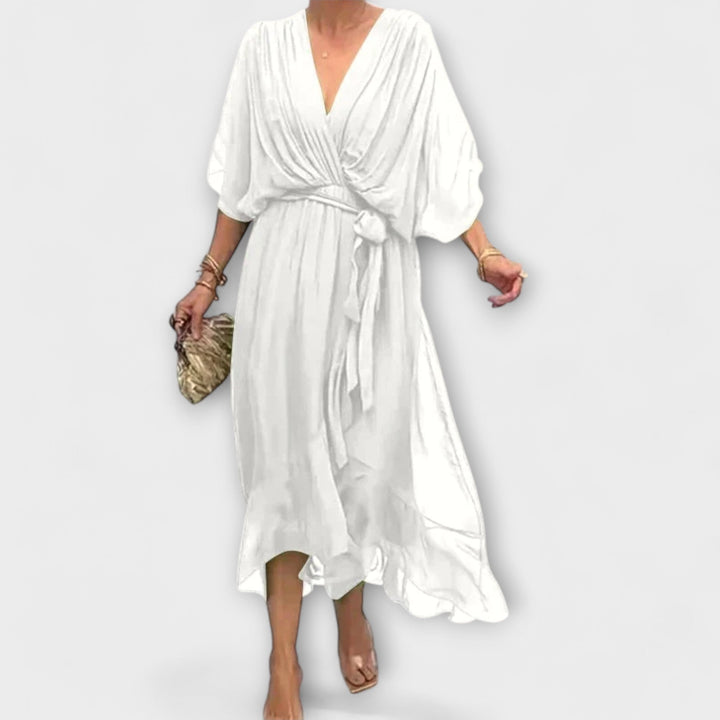 Sofia | Elegant Flow Midi Dress