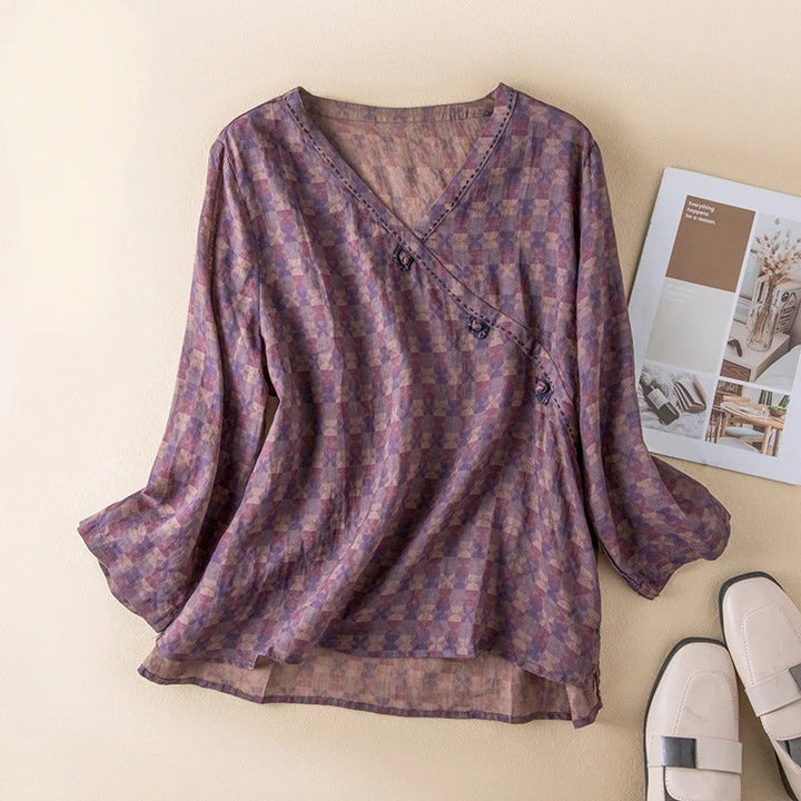 Maribel | Elegant Floral Women’s Blouse
