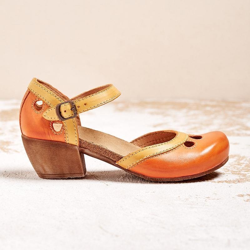 Claribel | Vintage Two-Tone Sandals