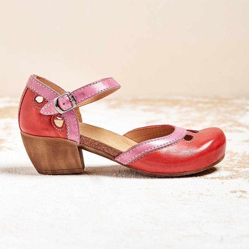 Claribel | Vintage Two-Tone Sandals