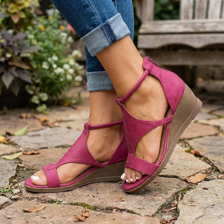 Elvara | Comfort Wedge Sandals, Everyday Ease