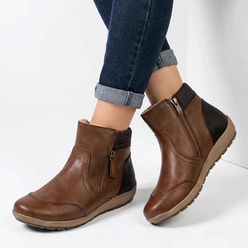 Elvoria | Cozy Comfort Ankle Boots