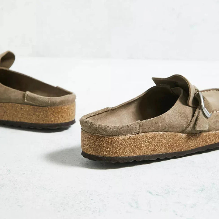 Serena | Comfortable Buckle Loafers