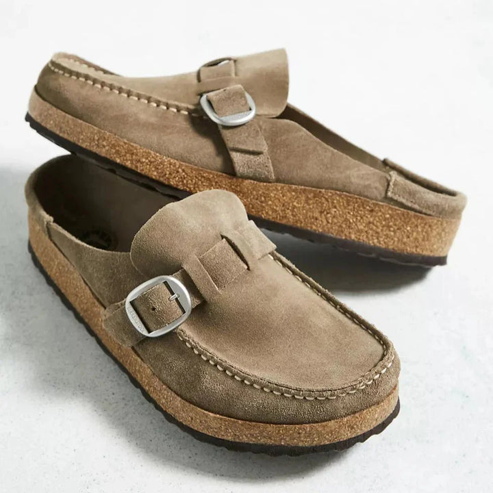 Serena | Comfortable Buckle Loafers