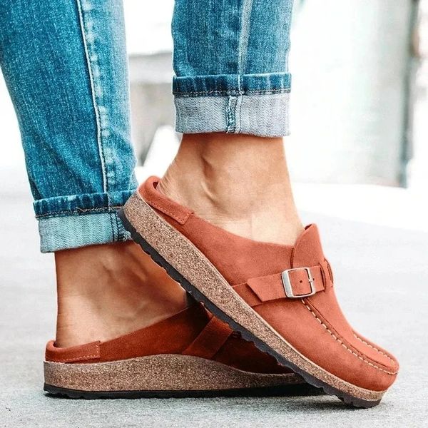 Serena | Comfortable Buckle Loafers