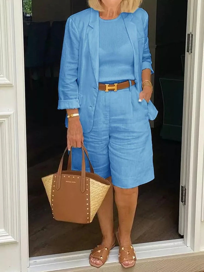 Vivienne | Tailored Blazer & Shorts Set