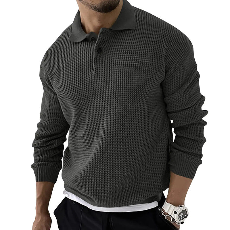 Celmo | Textured Polo-Collar Sweater