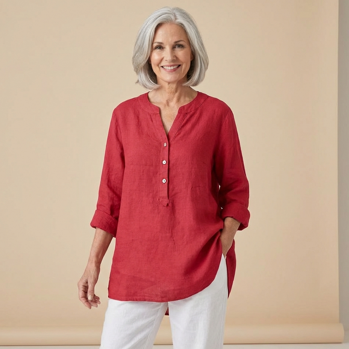 Amara | Everyday Relaxed Button Blouse