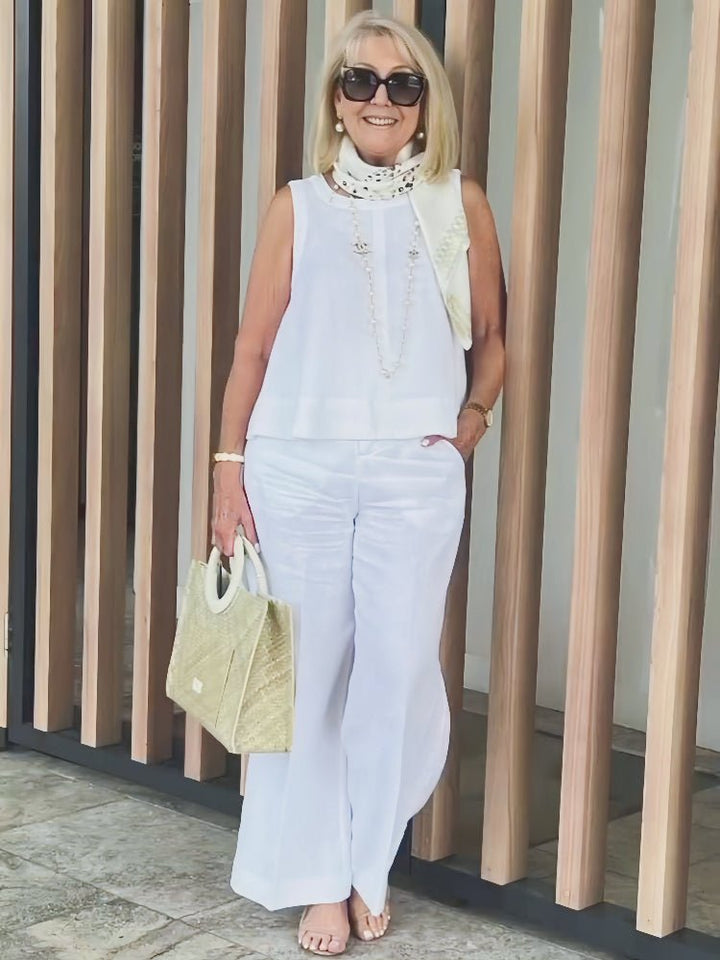 Annalise | Elegant Sleeveless Two-Piece Set