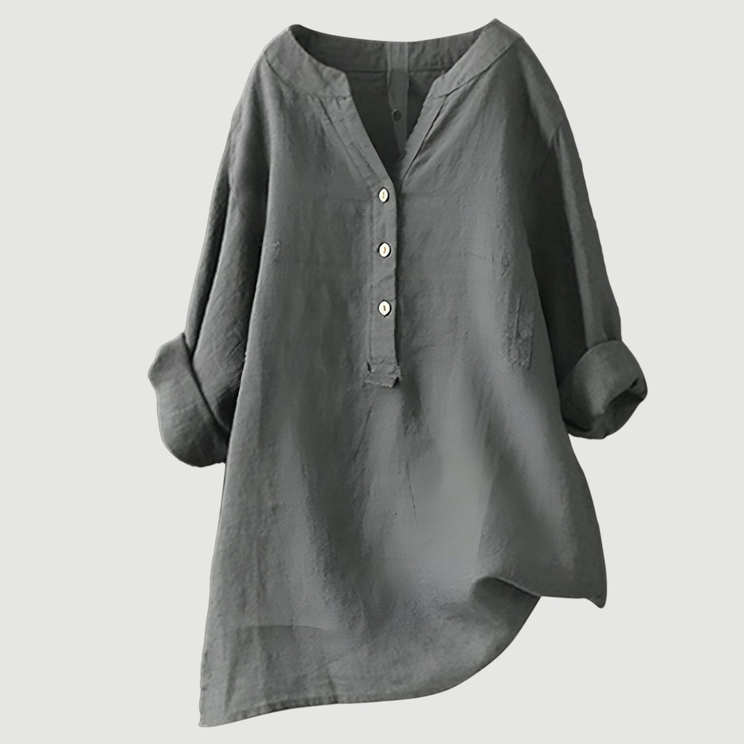 Amara | Everyday Relaxed Button Blouse