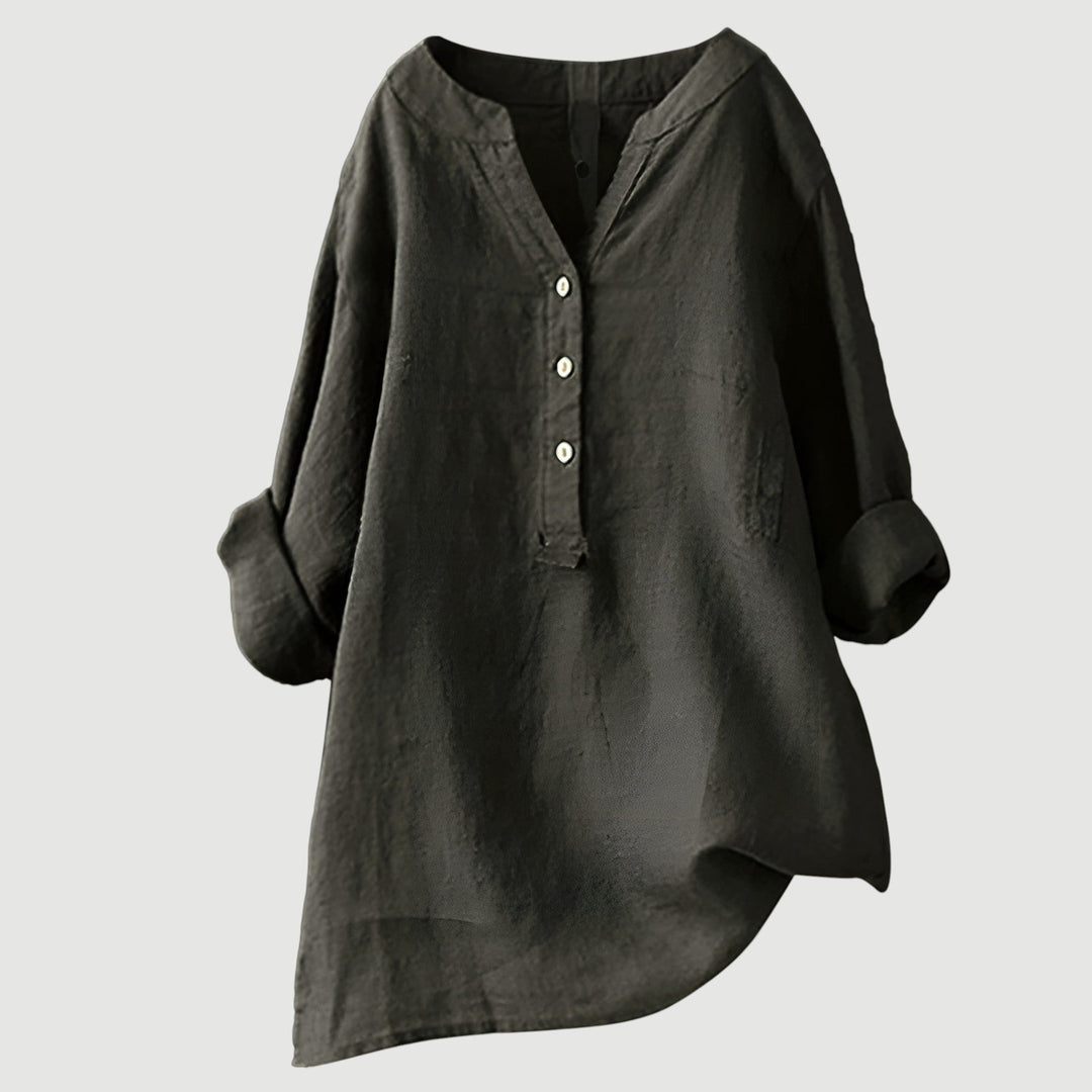 Celine | Relaxed Button Blouse, Effortless Chic