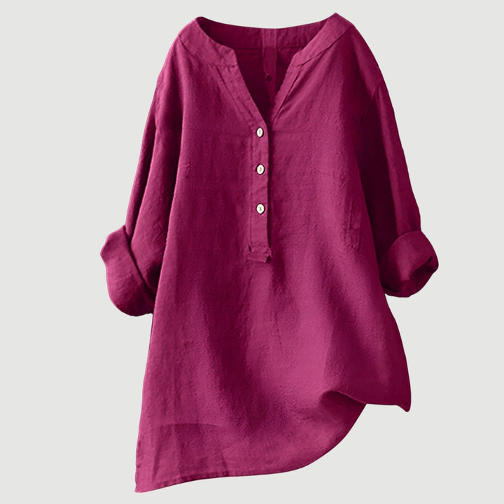 Amara | Everyday Relaxed Button Blouse