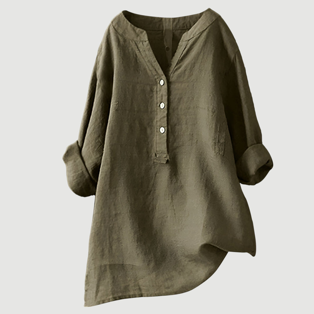 Amara | Everyday Relaxed Button Blouse