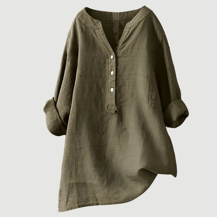 Amara | Everyday Relaxed Button Blouse