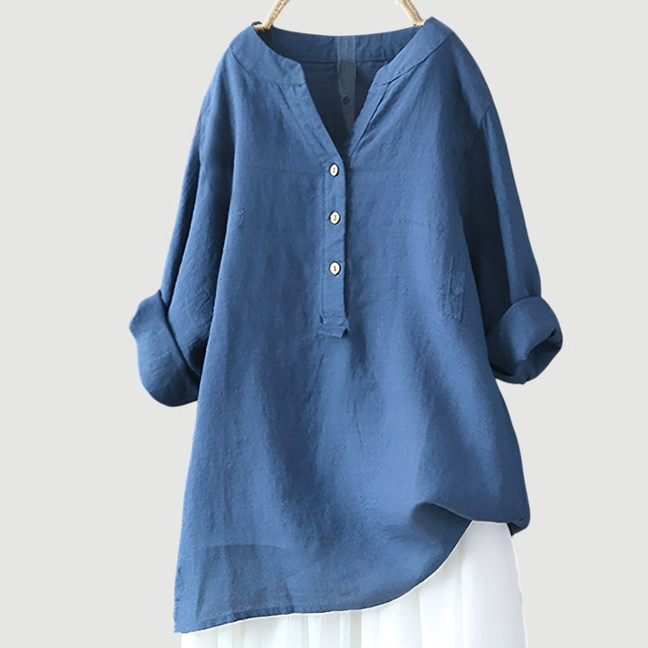 Amara | Everyday Relaxed Button Blouse