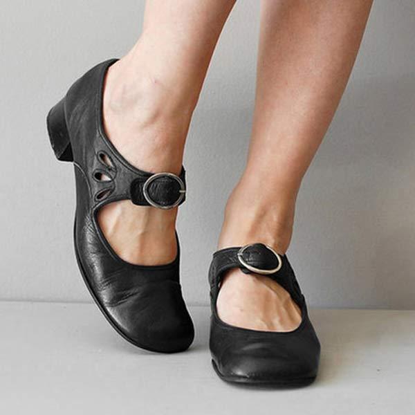 Mirelle | Elegant Buckled Comfort Shoes