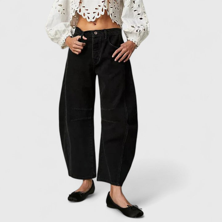 Reese | Relaxed Wide-Leg Denim Pants