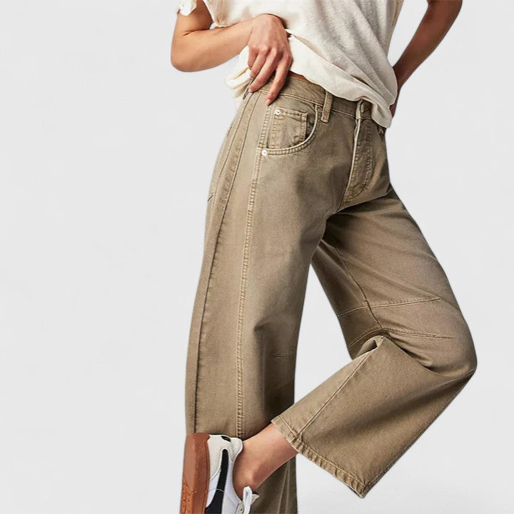 Reese | Relaxed Wide-Leg Denim Pants
