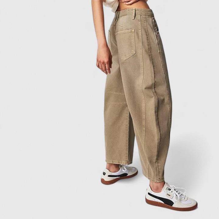 Reese | Relaxed Wide-Leg Denim Pants