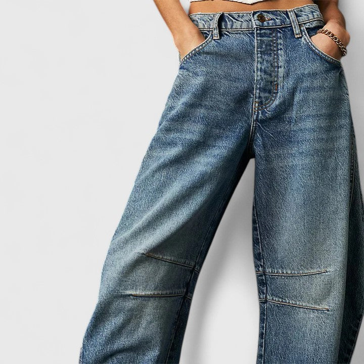 Reese | Relaxed Wide-Leg Denim Pants