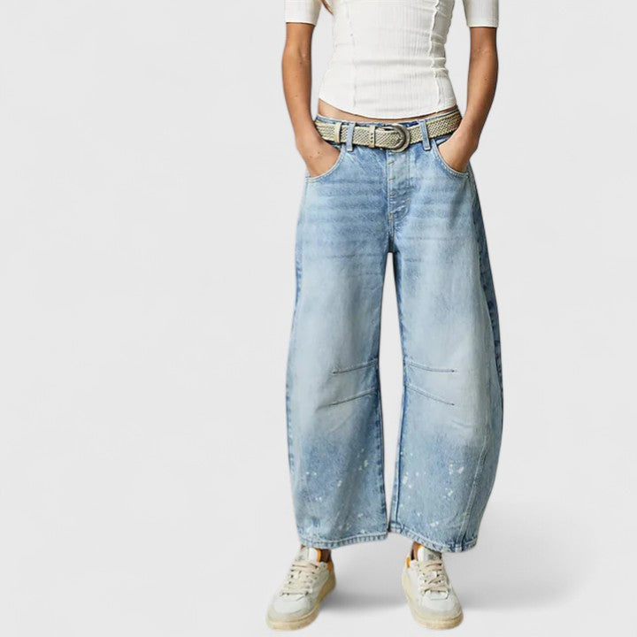 Reese | Relaxed Wide-Leg Denim Pants