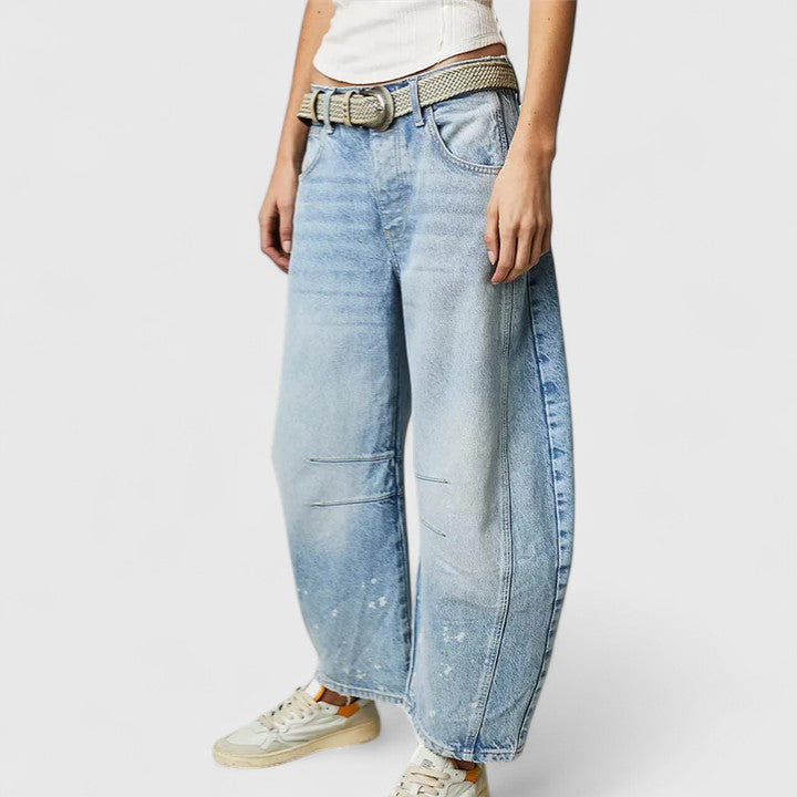 Reese | Relaxed Wide-Leg Denim Pants