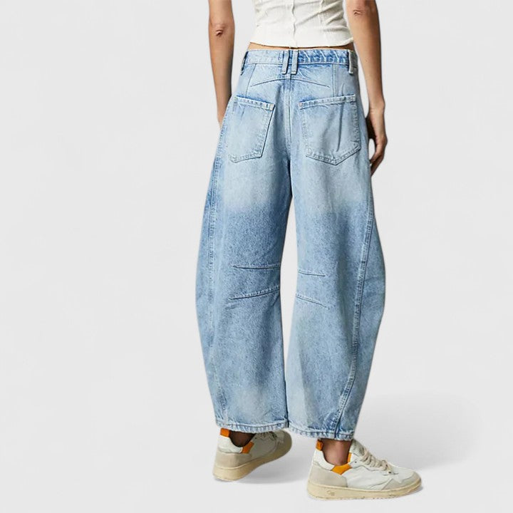 Reese | Relaxed Wide-Leg Denim Pants