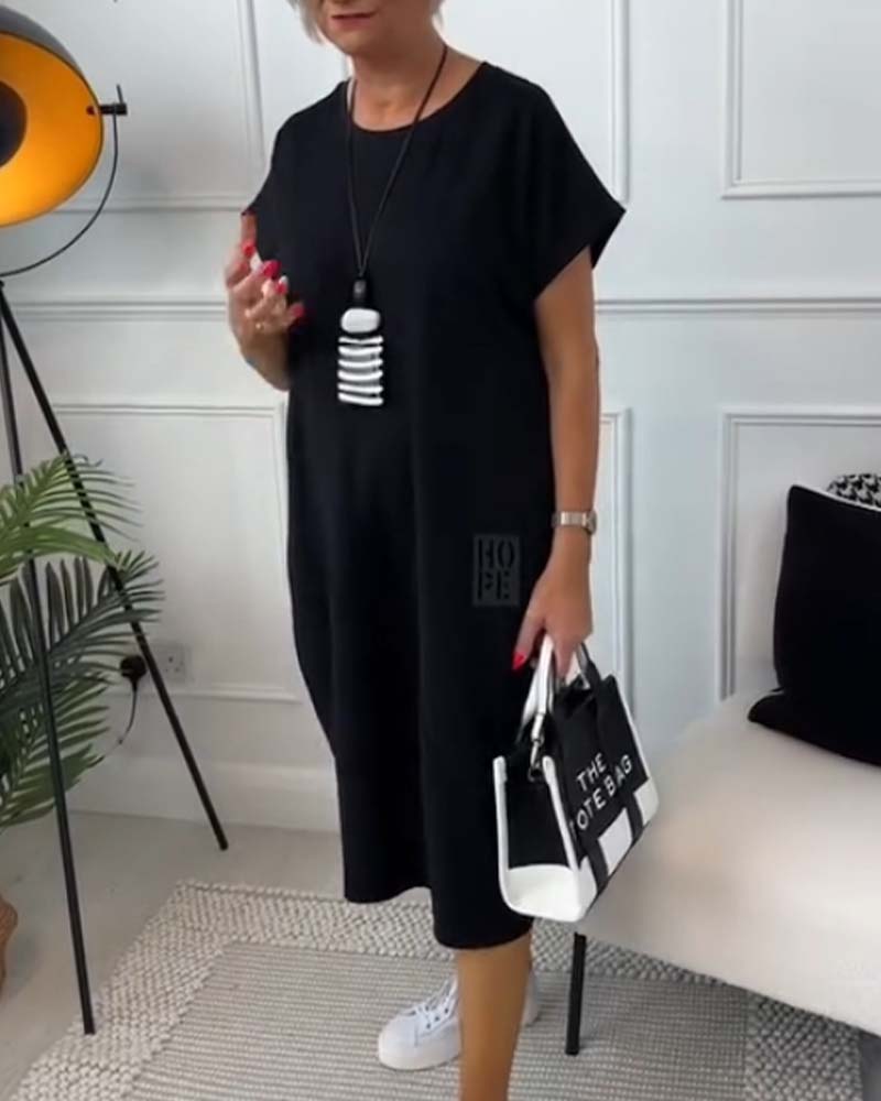 Clara | Casual Loose-Fit Midi Dress