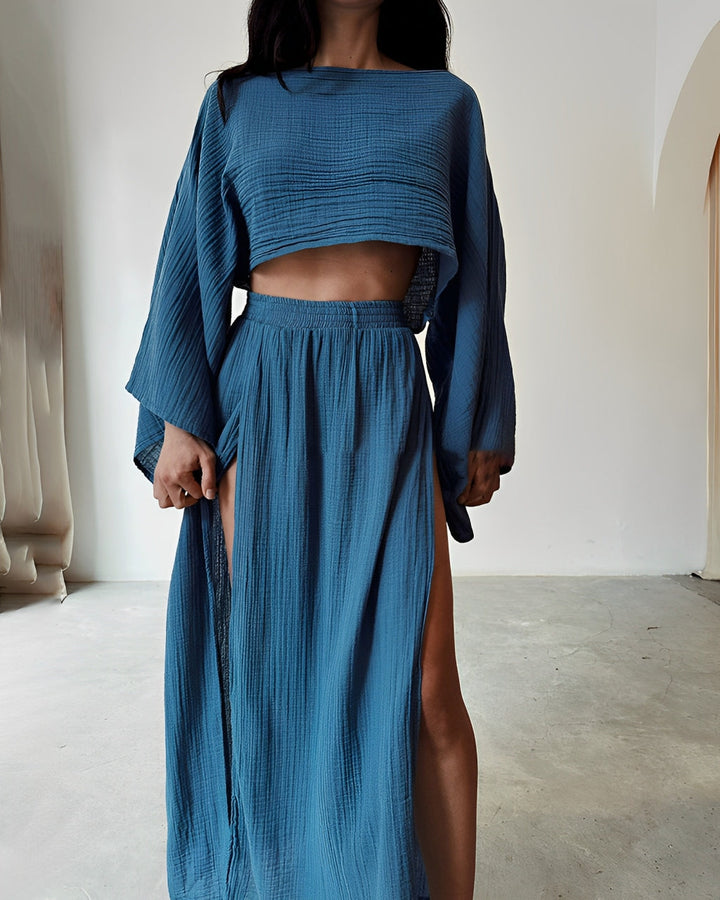 Lyra | Flowy Two-Piece Skirt Set