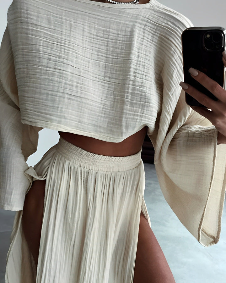 Lyra | Flowy Two-Piece Skirt Set