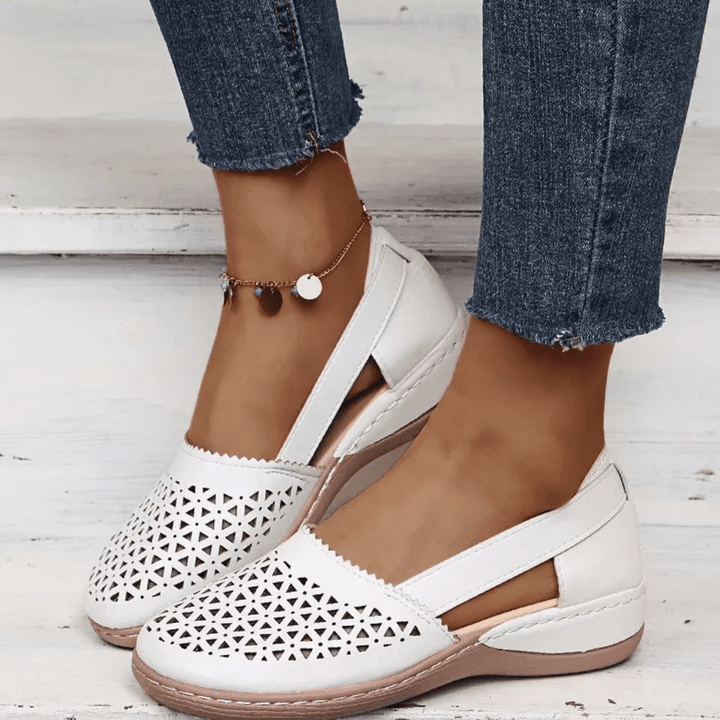 Gracie | Orthopedic Perforated Slip-On Flats
