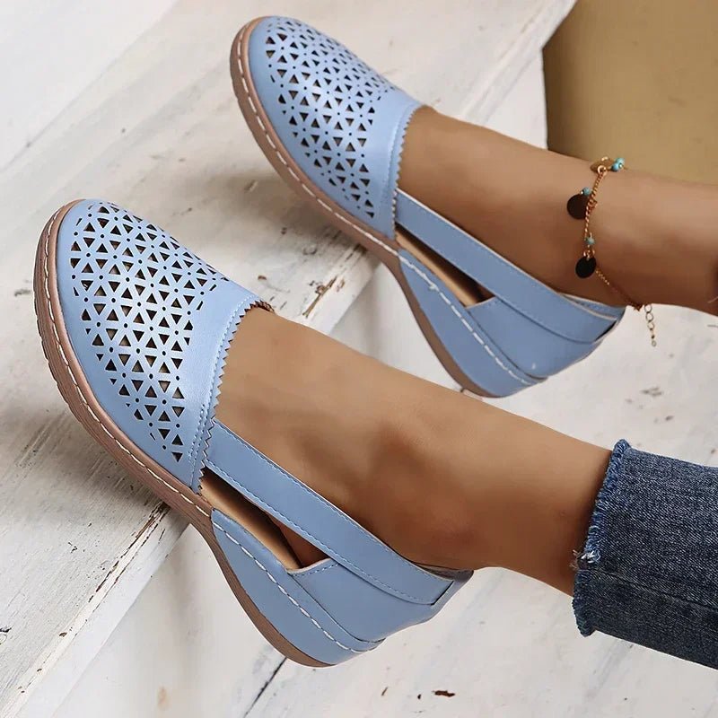 Gracie | Orthopedic Perforated Slip-On Flats