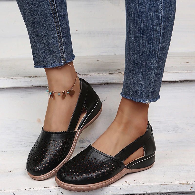 Gracie | Orthopedic Perforated Slip-On Flats