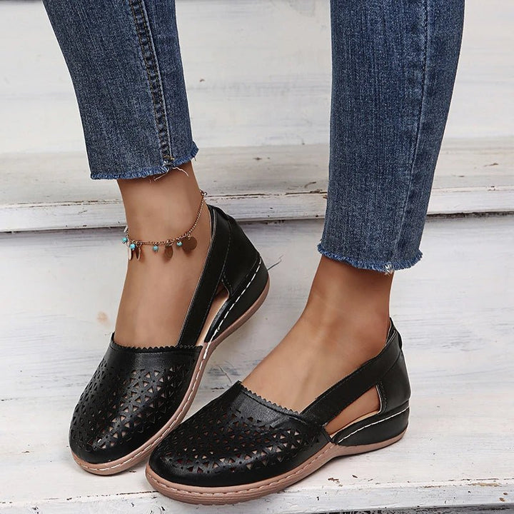 Gracie | Orthopedic Perforated Slip-On Flats