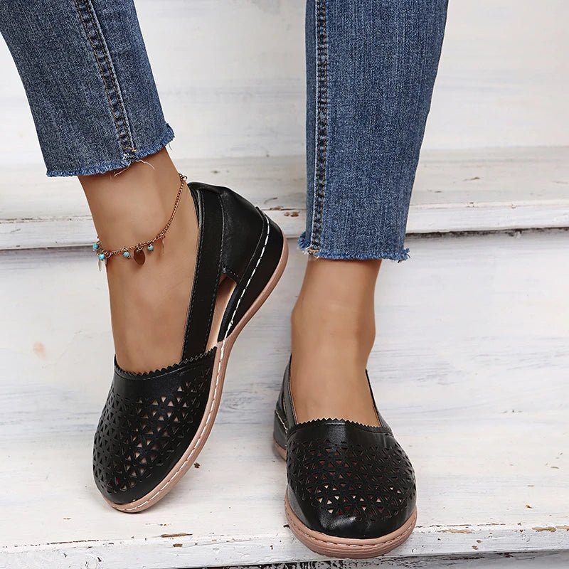 Gracie | Orthopedic Perforated Slip-On Flats