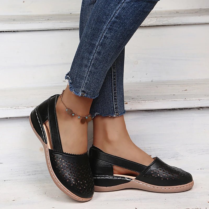 Gracie | Orthopedic Perforated Slip-On Flats