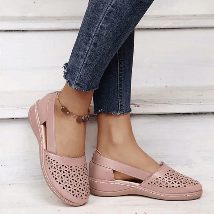 Gracie | Orthopedic Perforated Slip-On Flats