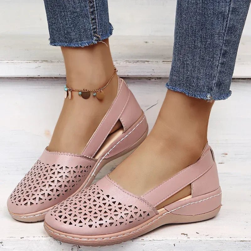 Gracie | Orthopedic Perforated Slip-On Flats