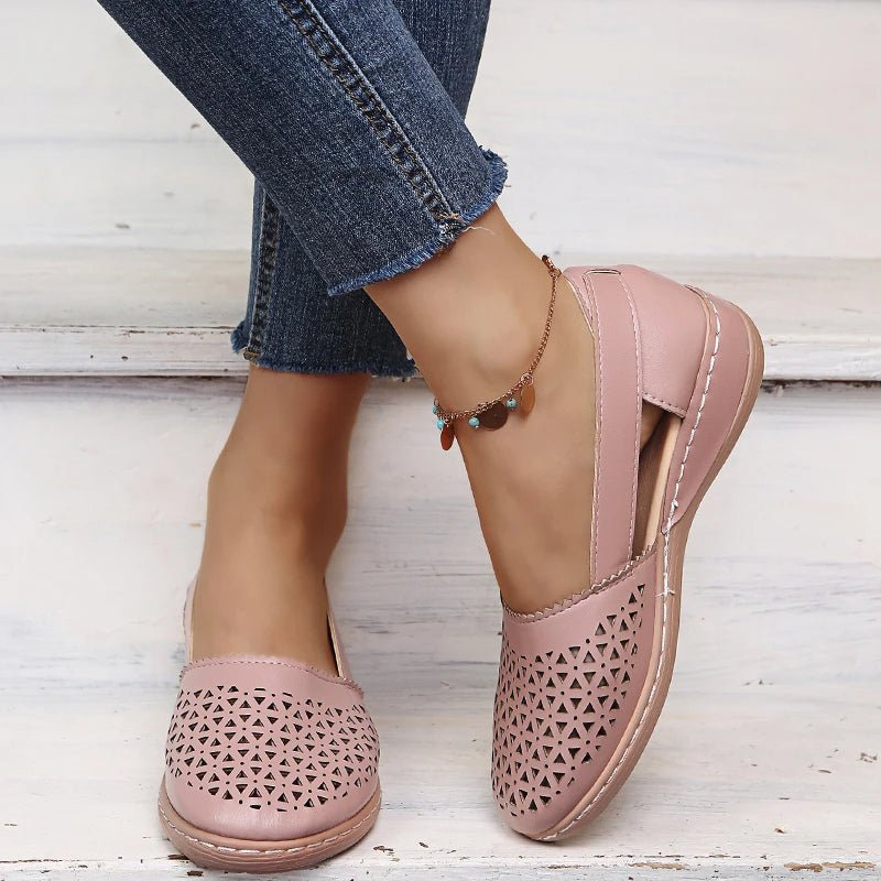 Gracie | Orthopedic Perforated Slip-On Flats