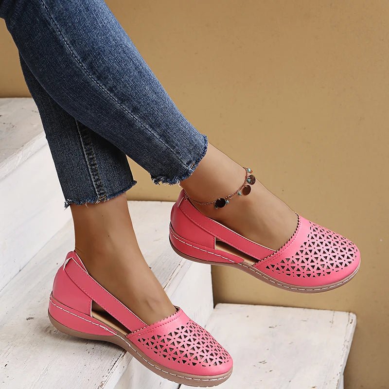 Gracie | Orthopedic Perforated Slip-On Flats