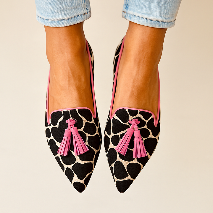 Riley | Bold Patterned Loafers