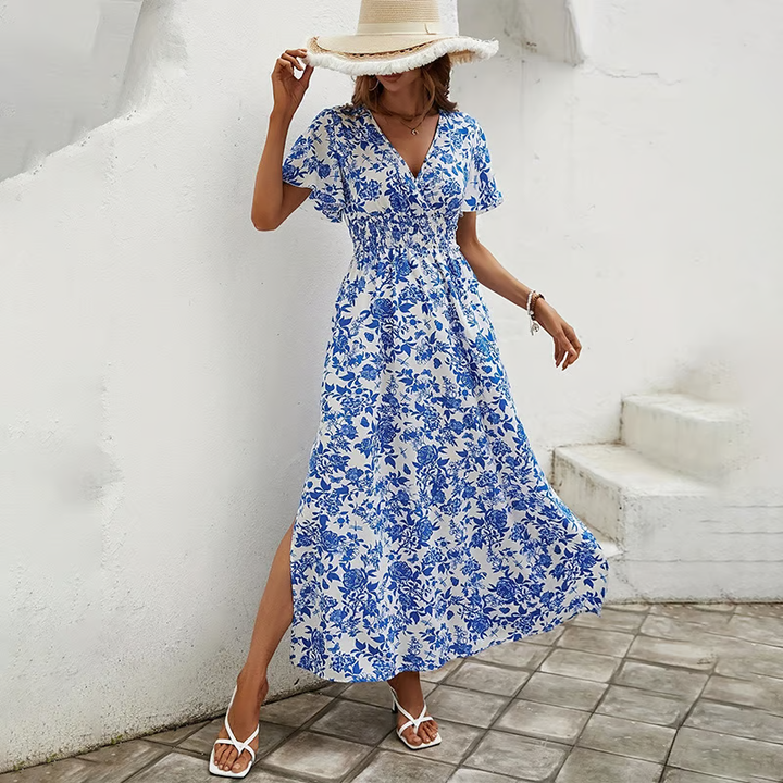 Leira | Elegant Floral Summer Dress
