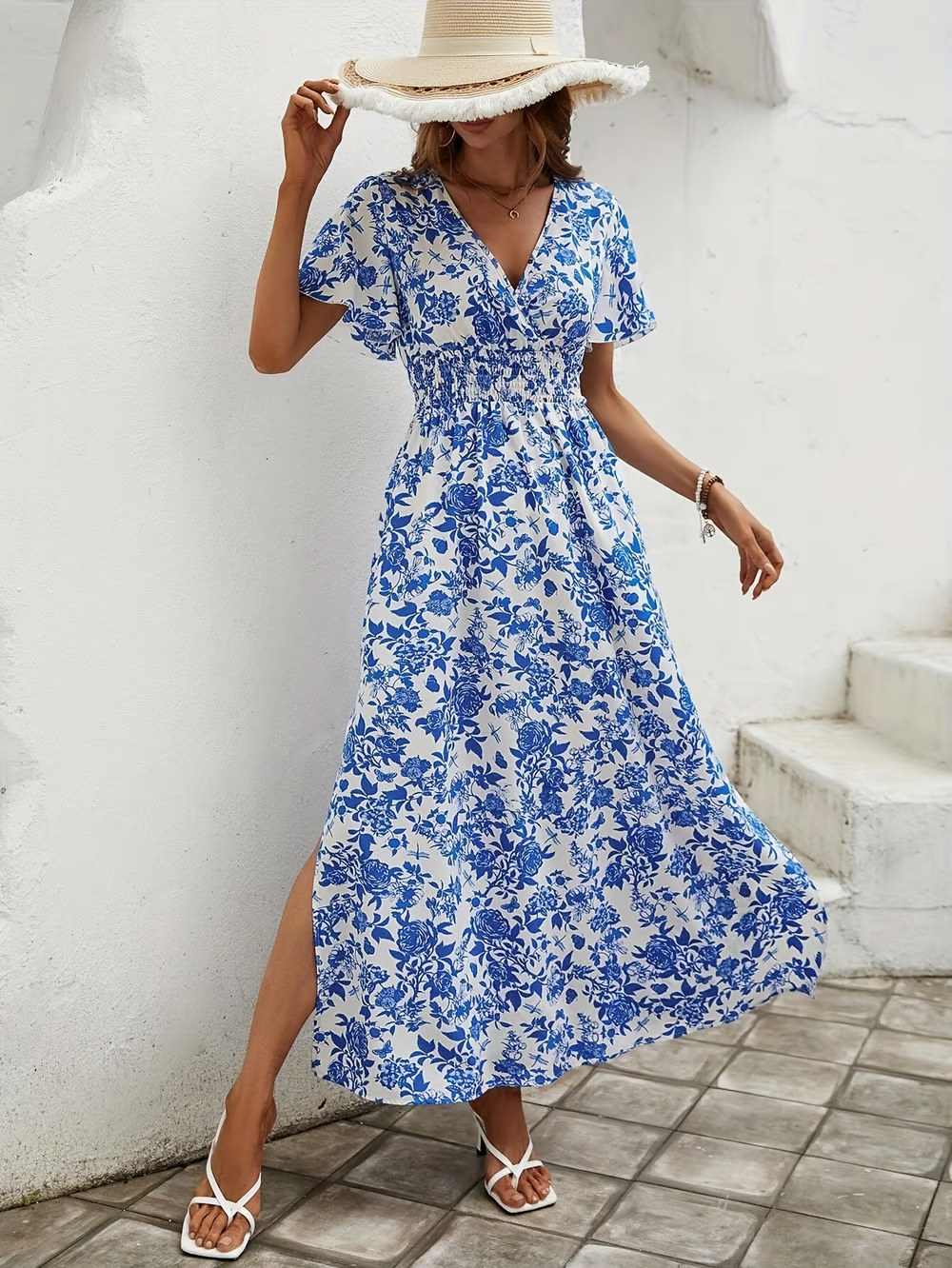 Leira | Elegant Floral Summer Dress