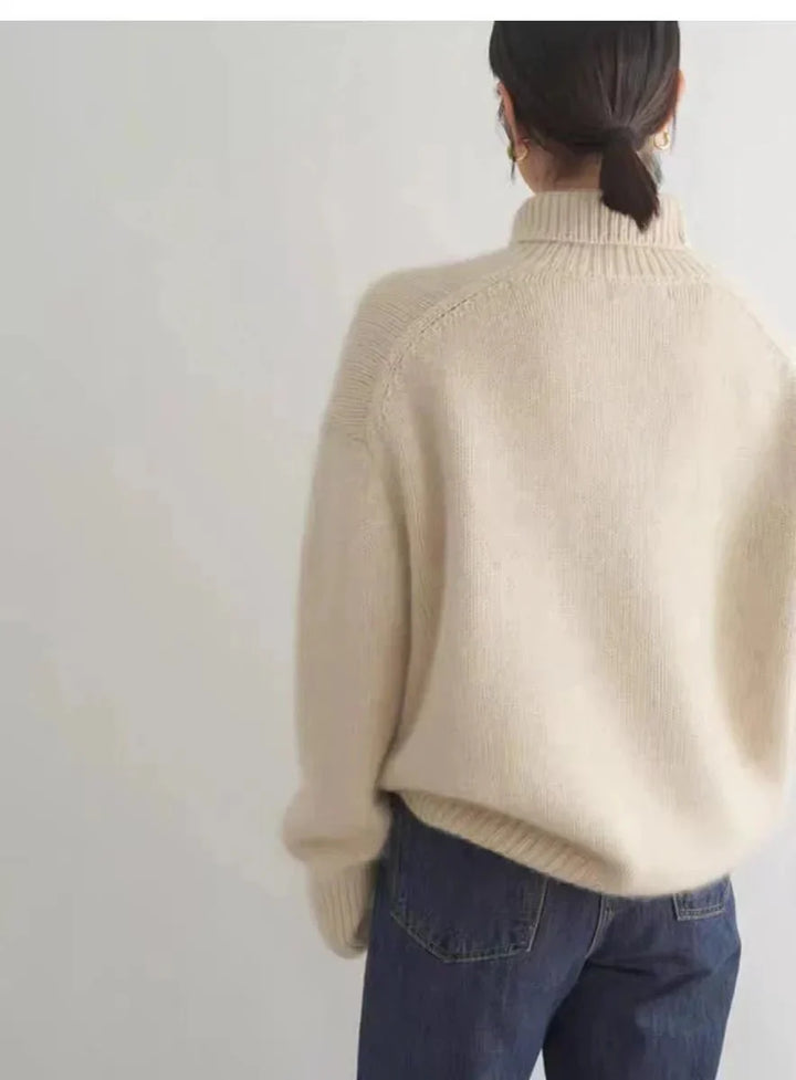 Nolene | Minimalist High-Neck  Sweater