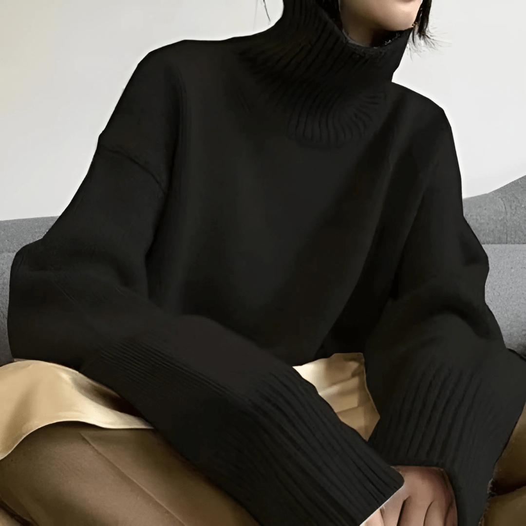 Nolene | Minimalist High-Neck  Sweater