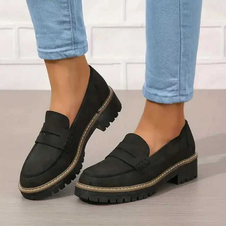 Nadia | Comfortable Chunky Sole Loafers
