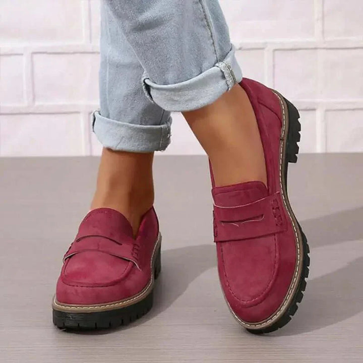 Nadia | Comfortable Chunky Sole Loafers