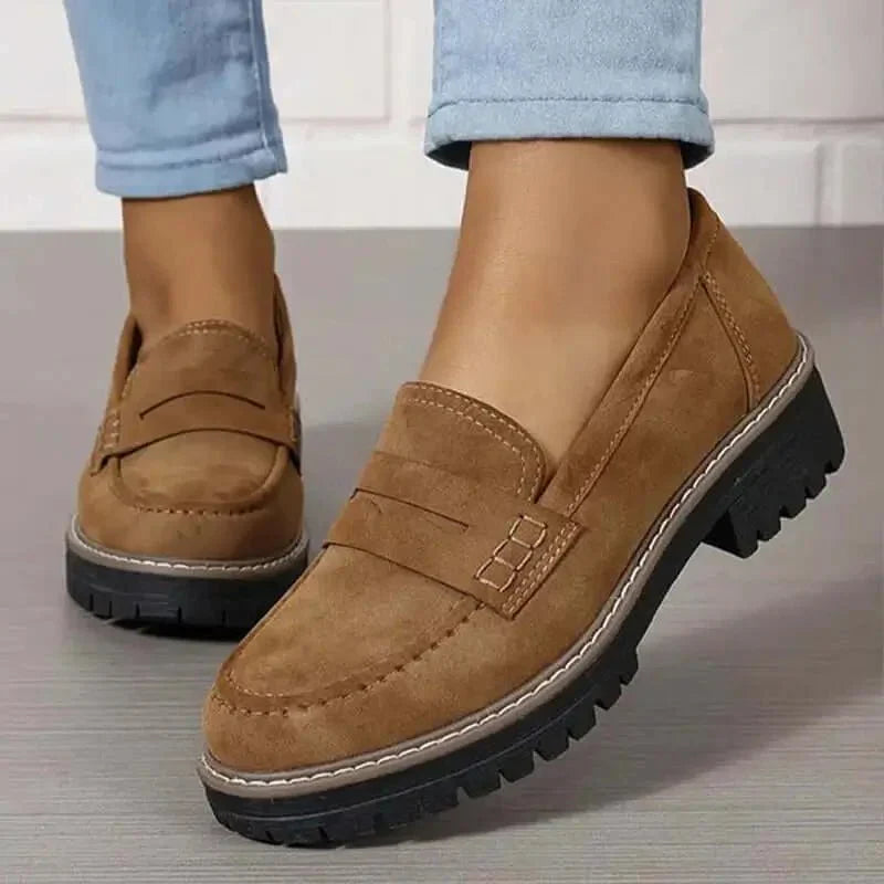 Nadia | Comfortable Chunky Sole Loafers