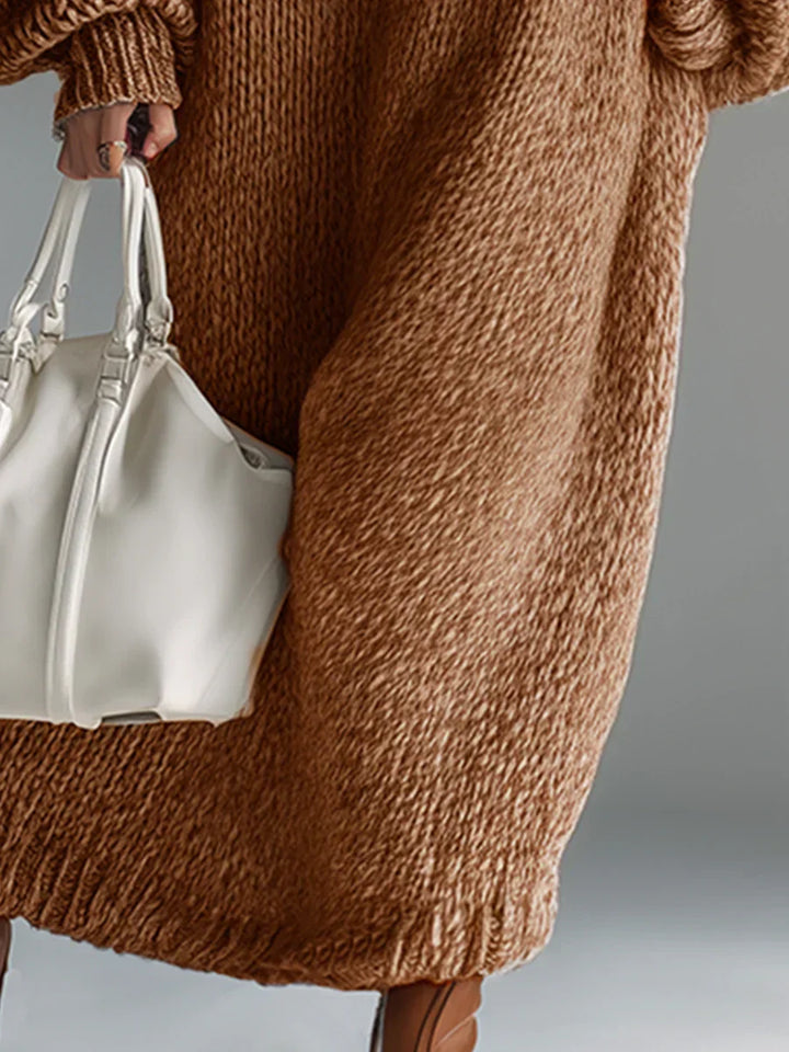 Elara | Relaxed Cozy Statement Knit Dress