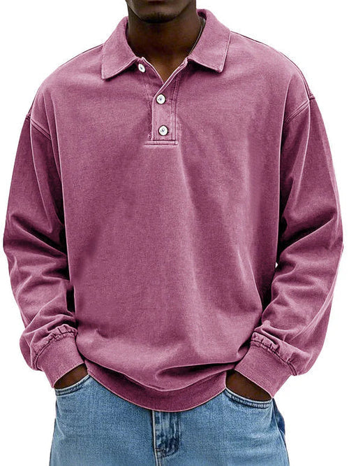 Corvan | Casual Everyday Polo Sweatshirt